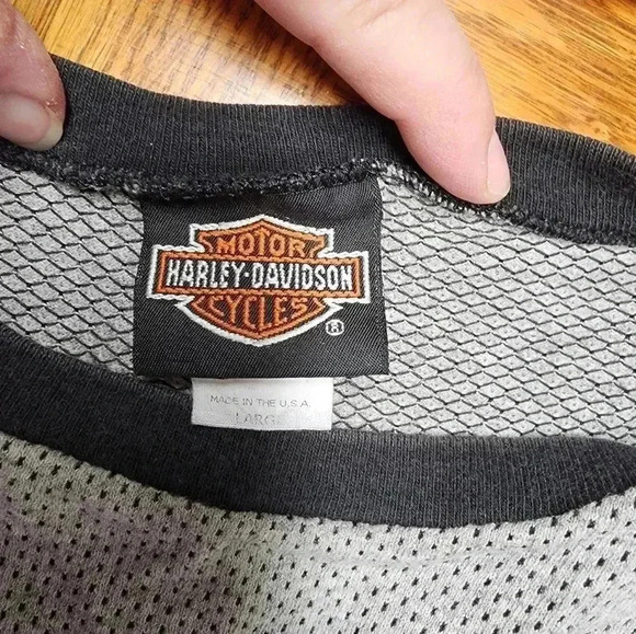 Harley-Davidson Men's Size Large Sleeveless Top Made In USA - Picture 5 of 7